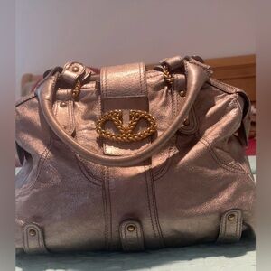 Elegant Metallic Handbag